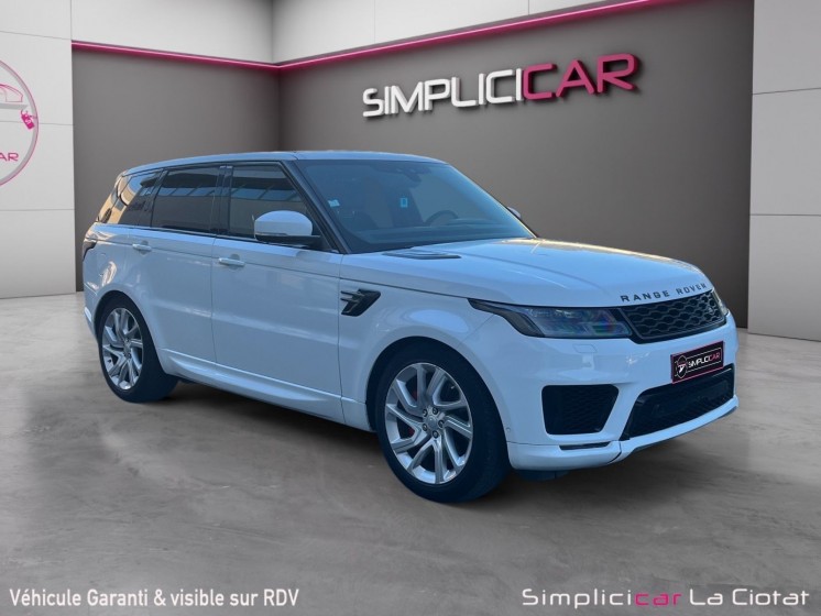 Land rover range rover sport 2.0 p400e phev 404 se se entretien constructeur - garantie 12 mois occasion simplicicar la...