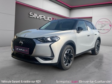 Ds ds3 crossback 1,5 bluehdi 130 carplay régulateur de vitesse garantie 12 mois occasion simplicicar brive la gaillarde ...