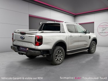 Ford ranger double cabine 2.0 ecoblue 205 ch ss bva10 e-4wd wildtrak apple car play attelage caméra360 garantie constructeur...