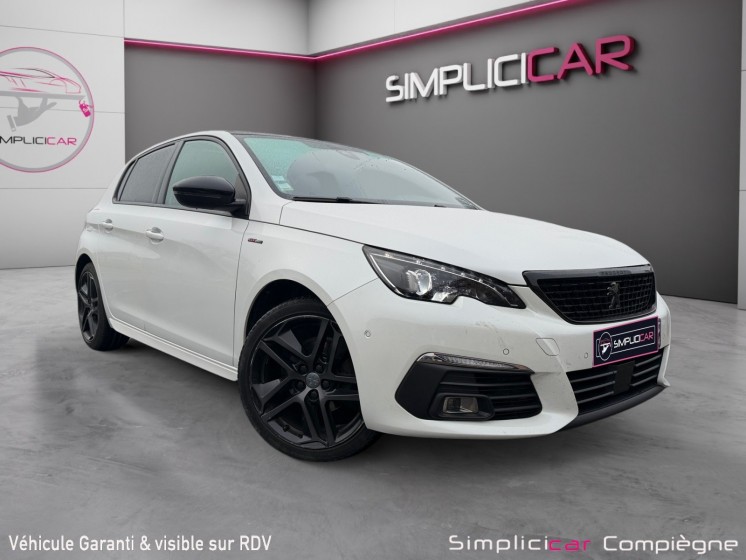 Peugeot 308 bluehdi 130ch ss eat8 gt line - carplay - toit pano - caméra 360 occasion simplicicar compiegne simplicicar...