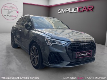 Audi q3 sportback 35 tfsi 150 ch s tronic 7 s line full black occasion paris 15ème (75) simplicicar simplicibike france