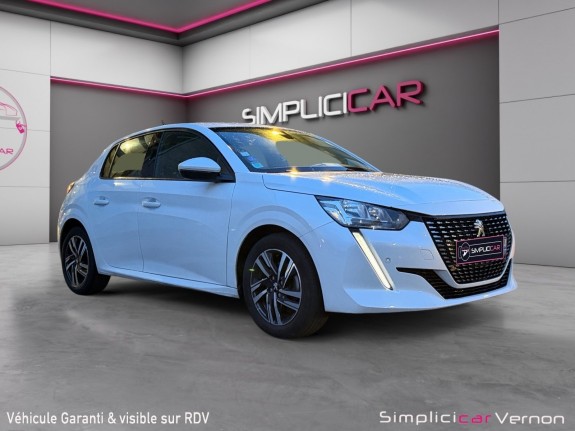 Peugeot 208 puretech 100 ss bvm6 allure  virtual cockpit 3d  applecarplay  caméra de recul  garantie 12 mois occasion...