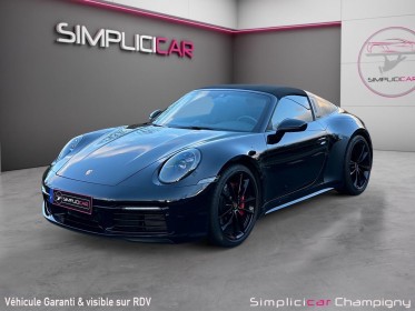 Porsche 911 targa 4s 3.0i 450 pdk type 992 - caméra 360 - pack chrono - sono bose - française occasion champigny-sur-marne...