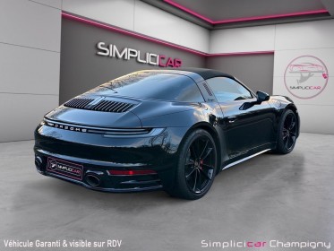 Porsche 911 targa 4s 3.0i 450 pdk type 992 - caméra 360 - pack chrono - sono bose - française occasion champigny-sur-marne...