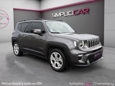 Jeep renegade my20 1.3 gse t4 150 ch bvr6 limited / caméra / led occasion champigny-sur-marne (94) simplicicar simplicibike...