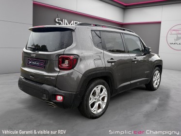 Jeep renegade my20 1.3 gse t4 150 ch bvr6 limited / caméra / led occasion champigny-sur-marne (94) simplicicar simplicibike...