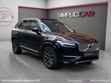 Volvo xc90 d5 awd 235 ch geartronic 7pl inscription luxe occasion montreuil (porte de vincennes)(75) simplicicar simplicibike...