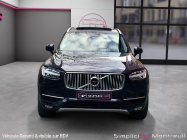 Volvo xc90 d5 awd 235 ch geartronic 7pl inscription luxe occasion montreuil (porte de vincennes)(75) simplicicar simplicibike...