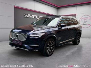 Volvo xc90 d5 awd 235 ch geartronic 7pl inscription luxe occasion montreuil (porte de vincennes)(75) simplicicar simplicibike...