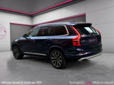 Volvo xc90 d5 awd 235 ch geartronic 7pl inscription luxe occasion montreuil (porte de vincennes)(75) simplicicar simplicibike...