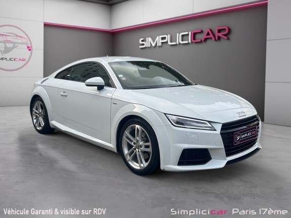 Audi tt coupe 1.8 tfsi 180 s tronic 7 s line - ct ok - garantie 12 mois occasion paris 17ème (75)(porte maillot) simplicicar...