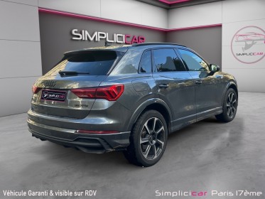 Audi q3 q3 35 tfsi 150 ch s tronic 7 s line-toit ouvrant-sieges chauffants-camera de recul-garantie 12 mois occasion paris...