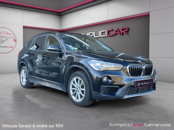 Bmw x1 f48 sdrive 18d 150 ch bva8 - origine france - cuir noir - gps - tête haute - suivi bmw - garantie 12 mois occasion...