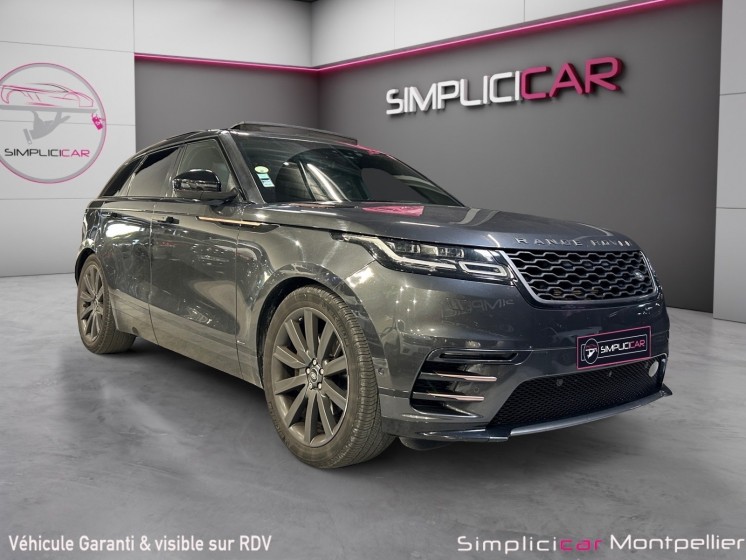 Range rover velar r-dynamic d300 3.0d v6 hse toit ouvrant entretien complet garantie 12 mois occasion montpellier (34)...