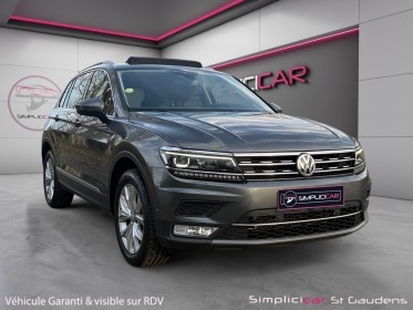 Volkswagen tiguan 2.0 tdi 150 dsg7 4motion carat toit ouvrant caméra de recul garantie 12 mois occasion simplicicar labarthe...