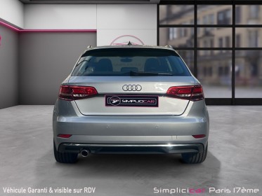 Audi a3 sportback 30 tfsi 116 s tronic 7 design -sieges chauffants-car play-garantie 12 mois occasion paris 17ème (75)(porte...