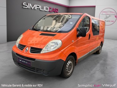 Renault trafic cabine approfondie 2013 2.0 dci 90 l2h1 1200 kg grand confort euro 5, double cabines 5 places l2ha,...