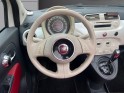 Fiat 500c 0.9 8v 85 ch twinair ss, sellerie cuire, décapotable, garantie 12 mois occasion simplicicar villejuif  simplicicar...