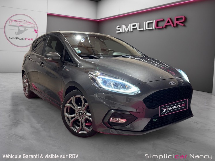 Ford fiesta 1.0 ecoboost 125ch st-line origine france garantie 12 mois occasion simplicicar nancy simplicicar simplicibike...