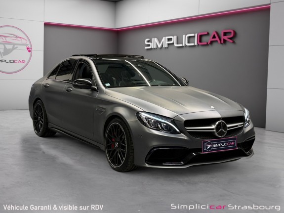 Mercedes classe c 63 s mercedes-amg speedshift mct amg malus paye suivi complet mercedes - toit ouvrant - cam 360 - sieges......
