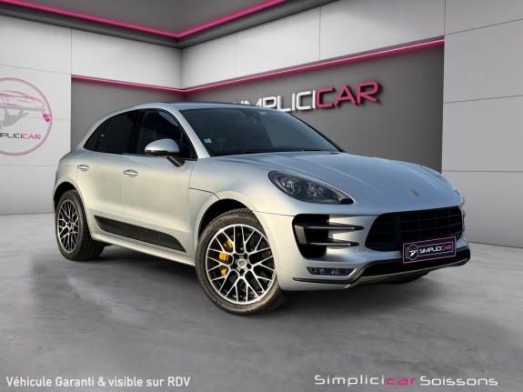 Porsche macan turbo 3.6 400 pdk - freins céram neufs/bose/sièges ventilés et chauffants/carbone/suivi porsche -...