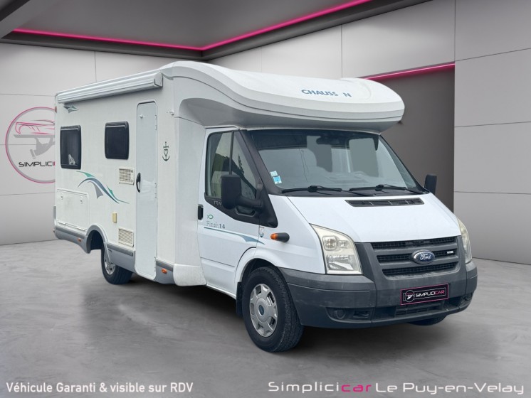 Ford/chausson transit flash 14 2.2 tdci 140cv - camping car occasion simplicicar velay simplicicar simplicibike france