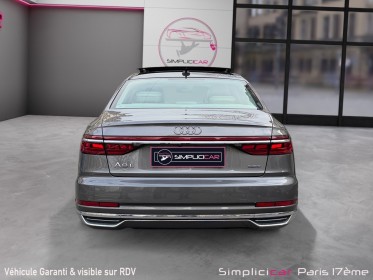 Audi a8 a8 l 50 tdi 286 tiptronic 8 quattro avus extended / bang olufsen / tv / camera 360 / entretien audi occasion paris...