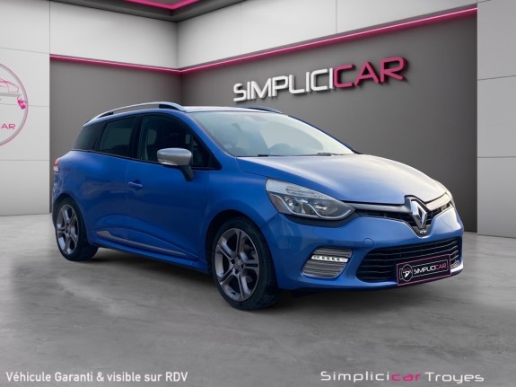 Renault clio iv estate tce 120 gt edc6 caméra de recul régulateur climatisation garantie 12 mois occasion barberey...