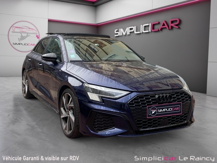 Audi a3 sportback 35 tfsie  s tronic 6 sline garantie 12 mois full option entretien audi toit ouvrant  tva récupérable...