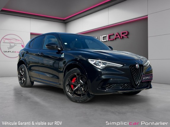 Alfa romeo stelvio quadrifoglio 2.9 v6 510ch at8 toit ouvrant garantie 12 mois occasion simplicicar pontarlier auto ...