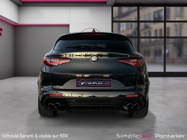 Alfa romeo stelvio quadrifoglio 2.9 v6 510ch at8 toit ouvrant garantie 12 mois occasion simplicicar pontarlier auto ...