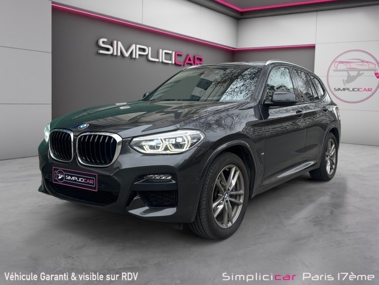 Bmw x3 g01 xdrive 30e 292ch bva8 m sport sellerie cuir / camera de recule / carplay / sièges électriques occasion paris...