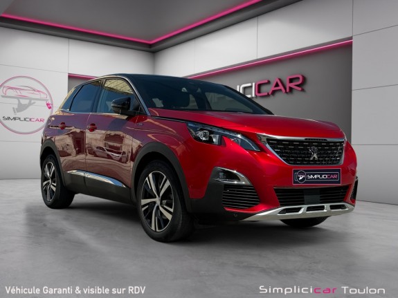 Peugeot 3008 1.2 puretech 130cv ss bvm6 - gt line - distribution ok - suivi entretien - garantie occasion simplicicar toulon...