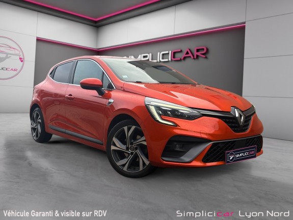 Renault clio v tce 130 edc fap rs line sieges chauffants/camera 360/park assist/bose occasion simplicicar lyon nord...
