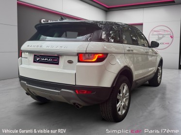 Land rover range rover evoque td4 150 bva pure occasion paris 17ème (75)(porte maillot) simplicicar simplicibike france