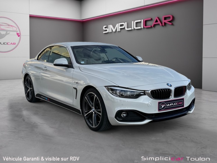 Bmw serie 4 cabriolet f33 lci 430i 252cv bva8 m sport - suivi entretien - harman - sièges chauffants - garantie occasion...