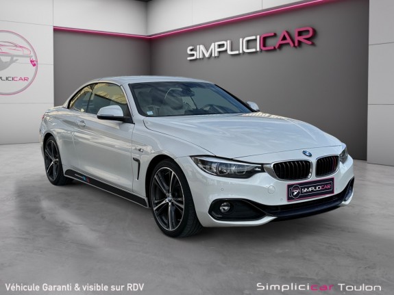 Bmw serie 4 cabriolet f33 lci 430i 252cv bva8 m sport - suivi entretien - harman - sièges chauffants - garantie occasion...