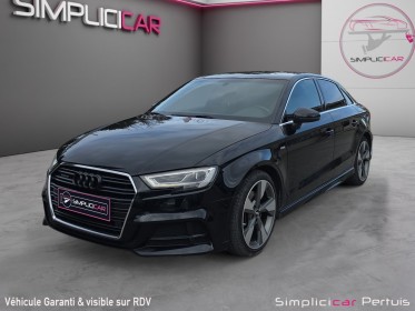 Audi a3 berline 2.0 tdi 184 s tronic 7 quattro s line full black audio bang  olufsen garantie 12 mois occasion simplicicar...