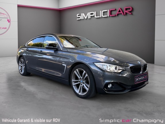 Bmw serie 4 gran coupe f36 420d 190 ch sport / volant pack m / led / camera occasion champigny-sur-marne (94) simplicicar...