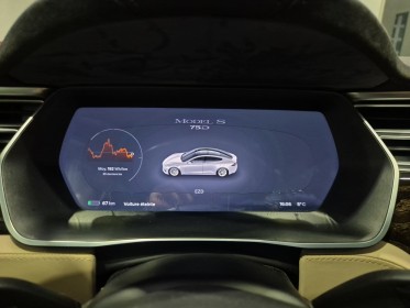 Tesla modèle s 75d - supercharge gratuite à vie - toit ouvrant - garantie 12 mois occasion simplicicar lyon ouest...