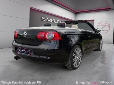 Volkswagen eos 2.0t 16s fsi 200 carat dsg6,decapotable, toit ouvrant, carplay, garantie 12 mois occasion simplicicar...