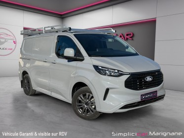 Ford transit custom fourgon 320 l1 2.0 ecoblue 136 ch limited attelage galerie carplay camera de recul garantie occasion...