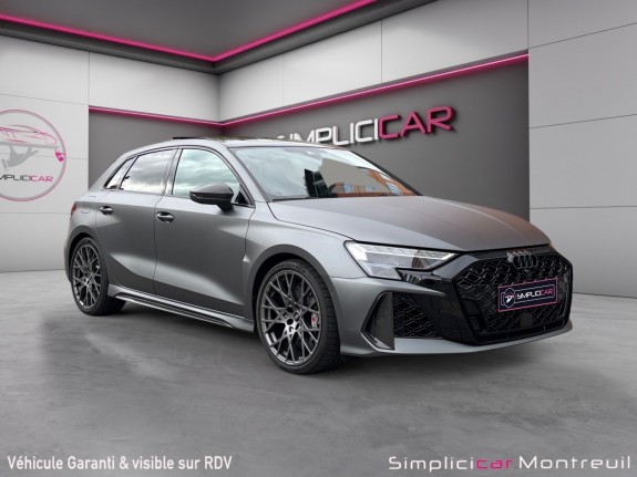 Audi rs3 sportback 2.5 tfsi 400 s tronic 7 quattro occasion montreuil (porte de vincennes)(75) simplicicar simplicibike france