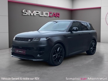 Land rover range rover sport p550e awd 3.0l i6 phev autobiography tva loa full black matt occasion montreuil (porte de...