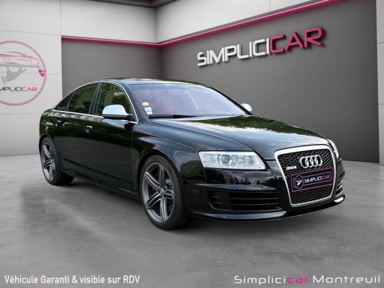 Audi rs6 v10 5.0 tfsi 580 quattro tiptronic  historique full audi apple carplay bose sieges chauffants garantie 12 mois...