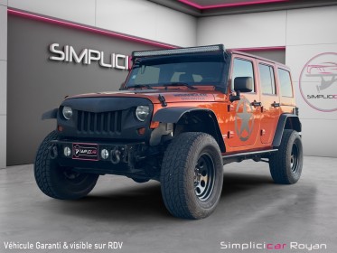 Jeep wrangler 2.8 crd 200 unlimited sahara garantie 12 mois occasion simplicicar royan simplicicar simplicibike france