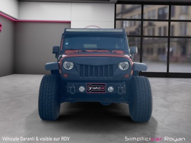 Jeep wrangler 2.8 crd 200 unlimited sahara garantie 12 mois occasion simplicicar royan simplicicar simplicibike france