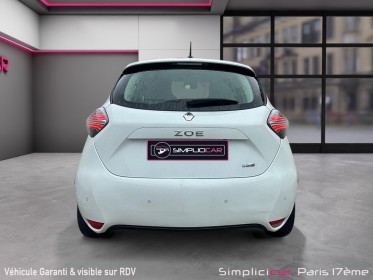 Renault zoe r110 life  batterie soh94% occasion paris 17ème (75)(porte maillot) simplicicar simplicibike france