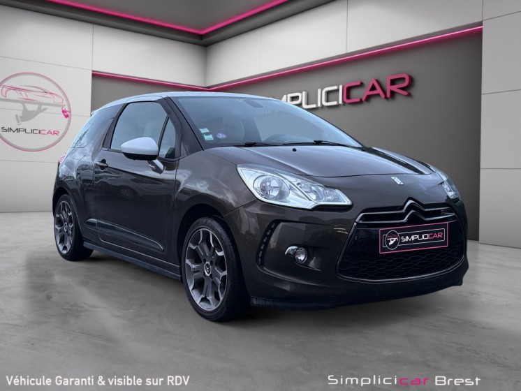 Citroen ds3 1.6 155ch just mat - moteur 45000km - garantie 12 mois occasion simplicicar brest simplicicar simplicibike france