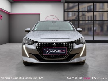 Peugeot 208 bluehdi 100 ss bvm6 allure carplay caméra entretien complet garantie 12 mois occasion simplicicar poitiers...